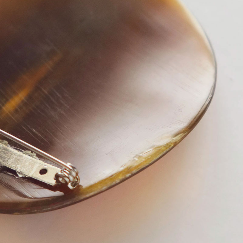 P5 超美品　OSTIA 　オスティア　せみ　イギリス　水牛の角　ブローチ P5 超美品 OSTIA オスティア せみ イギリス 水牛の角 ブローチ