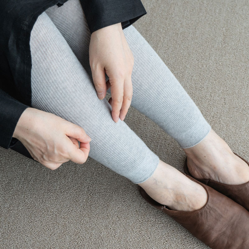 åȥ֥ͥ쥮 COTTON LINEN RIB LEGGINGSHomieʥۥߡ