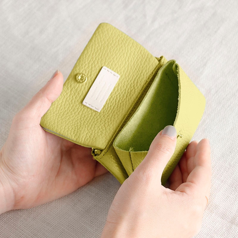 マデ　コインカードケース　ラベンダーウォレット　ライトブルー　カロ 財布 MONTH CARD/COIN CASE カードケース コインケース／TIDEWAY