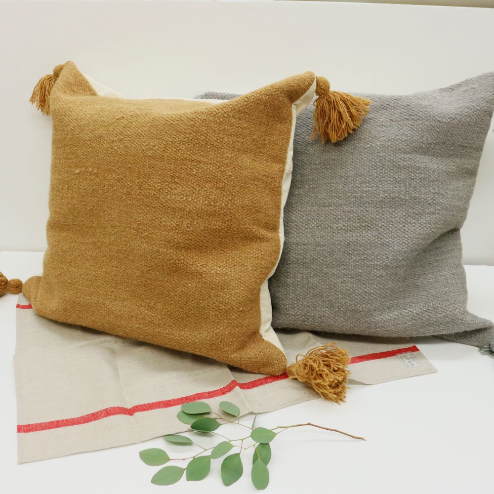 ハーフトラックプロダクツ クッションカバー キャメル half track products（ハーフトラックプロダクツ）×ネイタル