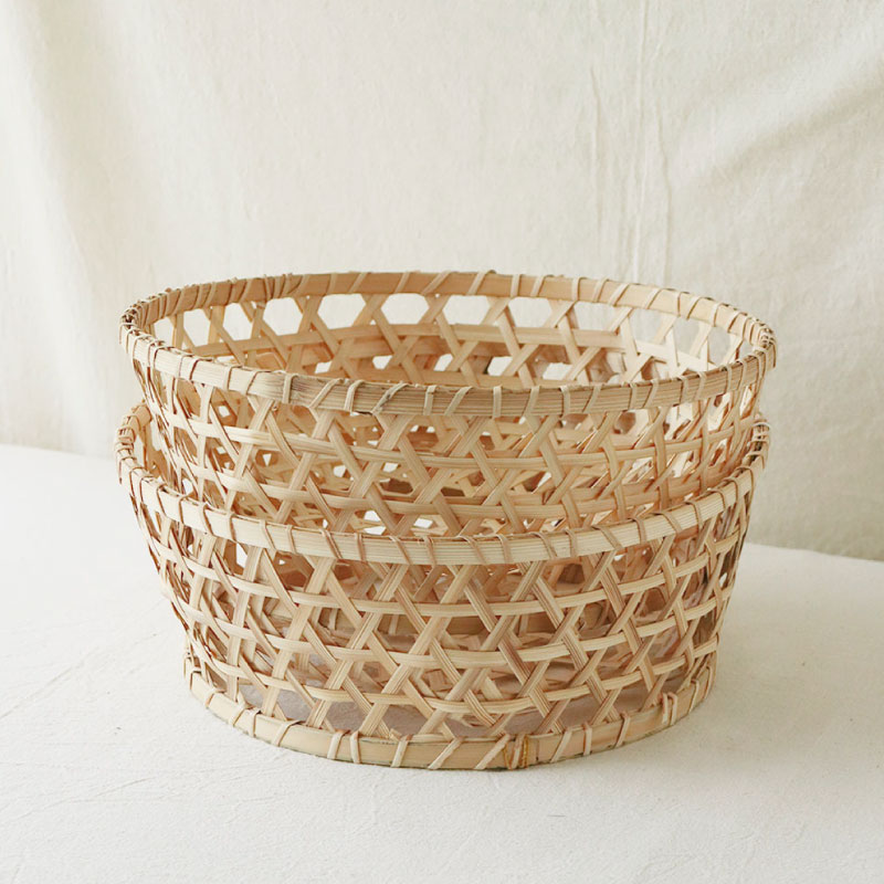 竹の手編みバスケット／People Tree | CATEGORY,インテリア・雑貨,かご