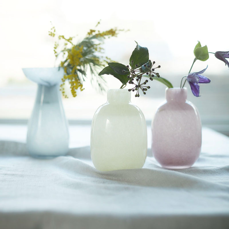 �ߥ륭�� GLASS �ե��١��� �Х���Horn Please MADE