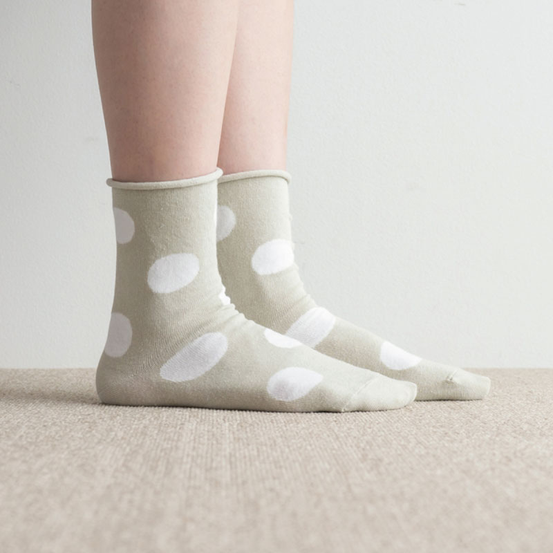 åȥͥɥåȥå COTTON LINEN DOT SOCKS Homieʥۥߡ