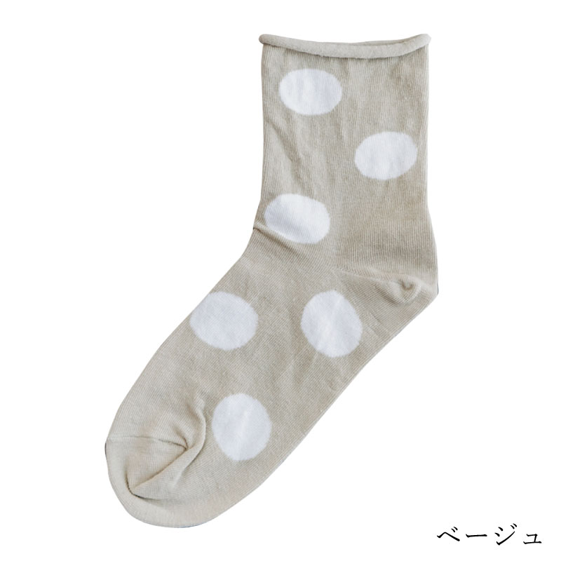 åȥͥɥåȥå COTTON LINEN DOT SOCKS Homieʥۥߡ