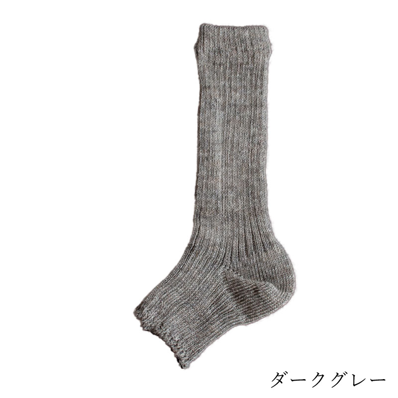 ͥ&˥ååȥ֥륽å LINEN & ORGANIC COTTON RIB SANDAL SOCKS Homieʥۥߡ