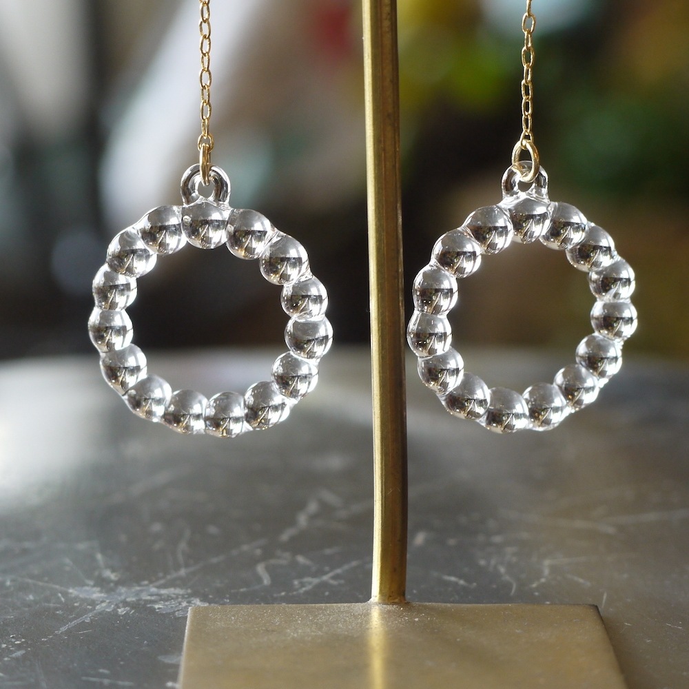 ピアス サークル Hario Lampwork Factory Category ファッション アクセサリー 暮らしと日用品 ラプレ