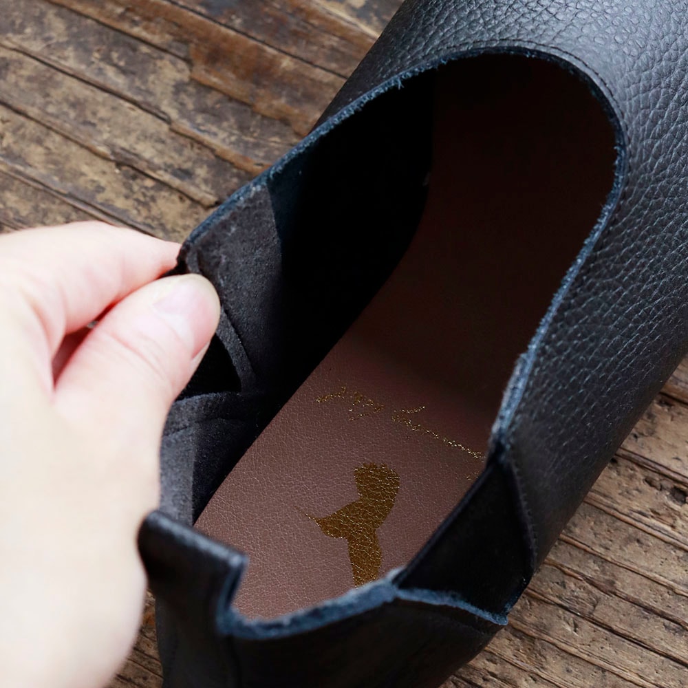 サイドゴアブーティー ブラック／HUMMING BIRD（ハミングバード