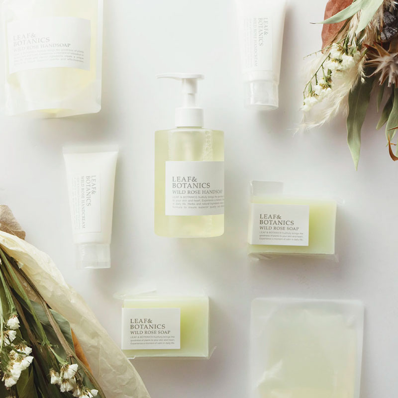 LEAF & BOTANICS WILD ROSE HANDCREAM 65g