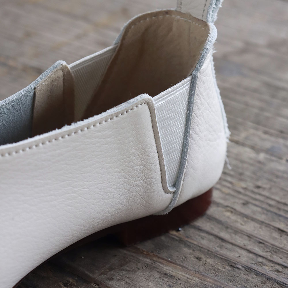 サイドゴアブーティー アイボリー／HUMMING BIRD（ハミング