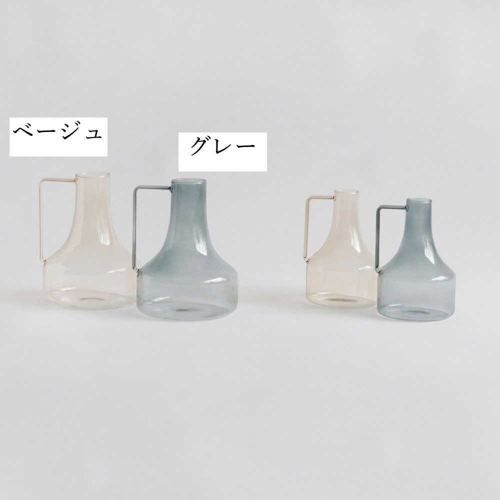 花器・ライトリー GLASS フラワーベース フラスコ／Horn Please MADE