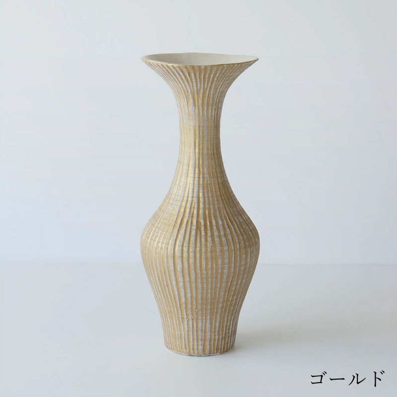 CERAMIC FLOWER VASE - HORN