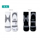 【日本製】JAPAN スポーツソックス ミドルショート 先丸 ブラック ホワイト 履き丈14cm 靴下 くつ下 くつした スポーツ 仕事 旅行 男性 女性 メンズ レディース 運動用 部活 バスケ バ
