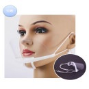 口元シールド 口元見える 50枚 透明マスク 衛生マスク クリアマスク 透明シールド マウスシールド クリアシールド フェイスシールド 業務用 調理用 飲食店 医療用 レストラン ホテル 病院 学校 