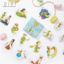 小王子系列 即日発送/かわいい猫 ネコ フレークシール イラストステッカー 箱入り ヴィンテージラベル 西洋 レトロ ジャンクジャーナル 手帳デコ コラージュ素材 デコレーション ビンテージ アンティ