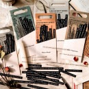 即日出荷 英語シール 透明シール 40枚 2種類紙質 英字 ステッカー クリアシール 文字シール 英語ステッカー 海外 コラージュ 素材 アルファベット 英文 PET 耐水 ジャンクジャーナル デコレ