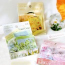 即日出荷 半透明シール インスタ風 コラージュ 素材 海外シール フレークシール クリアシール 耐水シール デコレーション ジャーナル 素材 海外ステッカー PVC素材 透ける Ins 英語 青空 ピ