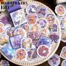 即日出荷 ダイカット シール ステッカー 花 いちご パン 熊 兎 レース 猫 手帳デコ デコシール コラージュ 素材 デコレーション フレークシール 箱入り ラベル アンティーク フルーツ 食品 封