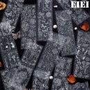 即日出荷 銀箔 箔押し クリア シールシート PET 海外ステッカー ジャンクジャーナル コラージュ 素材 手帳デコ デコレーション おしゃれ 金魚 キンギョウ 惑星  満月 月 銀色 フルーツ 透明