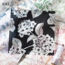 即日出荷 半透明 硫酸紙ペーパー 背景紙 素材紙 大きめ 150×150mm デザインペーパー 硫酸紙 海外 コラージュ 素材 メモ 水彩 花柄 紙もの トレペ 素材 おしゃれ 白黒 モノトーン モノ