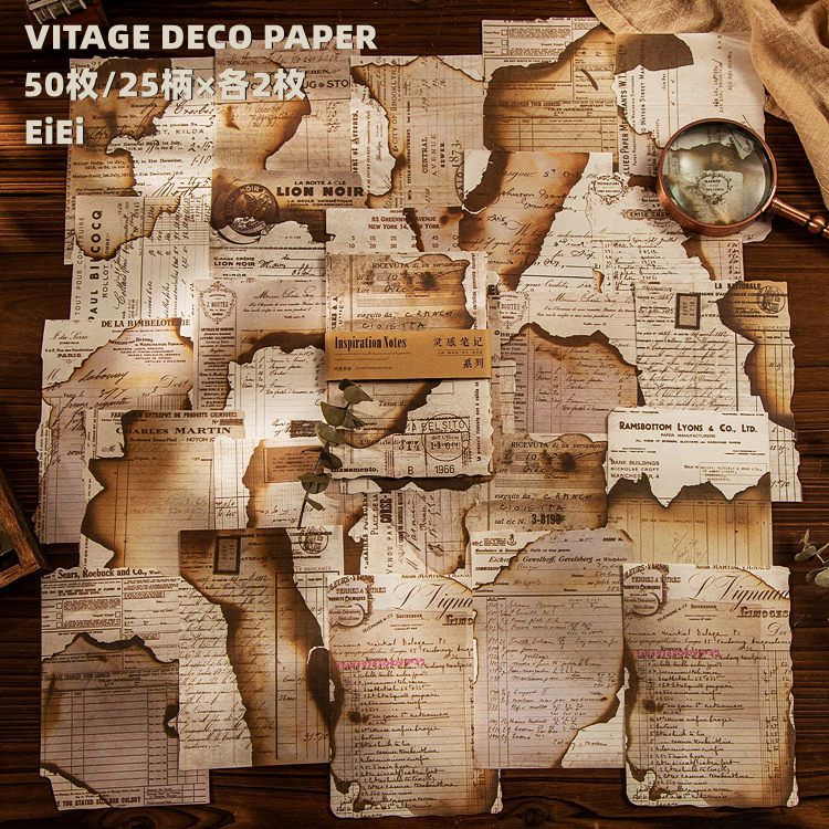 コラージュ素材 コラージュペーパー バーニング風ペーパー 楽譜 コラージュ素材 コラージュペーパー バーニング風ペーパー 楽譜