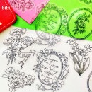 即日出荷 コラージュ素材シール 透明シール 大きめ 特油 透明ステッカー 線画 窓柄 蝶 天使 花柄 薔薇 ローズ コラージュ 素材 PET シール 耐水 シール デコレーション ハンドメイド 資材 
