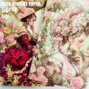 即日出荷 素材紙ブック 50柄50枚/冊 海外デザインペーパー ヴィンテージ ペーパー 背景紙 コラージュ素材 おしゃれ ペーパー ローズ 花柄 ガーデニング 鳥かご 外国 女性 人物 楽器 イラスト