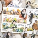 即日出荷 縦長 大きめ 耐水 シール 藤の花 花園 ガーデニング 天気 雲 くも 建物 建物 ホーム 森林 樹 世界 観光名所 パリ フランス イギリス 町風景 街道風景 自然風景 イラストシール シ