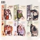 即日出荷 人物シール 猫 抱く 女の子 猫 ねこ 犬 いぬ 散歩 動物 本 読む 読書 珈琲 コーヒー 人物 手描き 少女 女性 女子 イラストシール クリアシール 女の子シール コラージュ素材 かわ