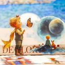 即日出荷 耐水シール 童話 物語 アリス 星の王子さま 不思議の国のアリス うさぎ 狐 動物 きつね 薔薇 星 惑星 イラスト 人物シール 男の子 女の子 子供 キッズ クリアシール コラージュ素材 