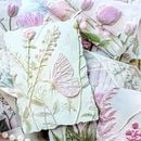 即日出荷 エンボス加工ペーパー 凹凸 立体 素材紙 背景紙 背景ペーパー 便箋 デザインペーパー 海外 紙物 紙もの コラージュ素材 ペーパー 異素材 背景 23枚入り 花柄 花 植物 葉 かわいい 