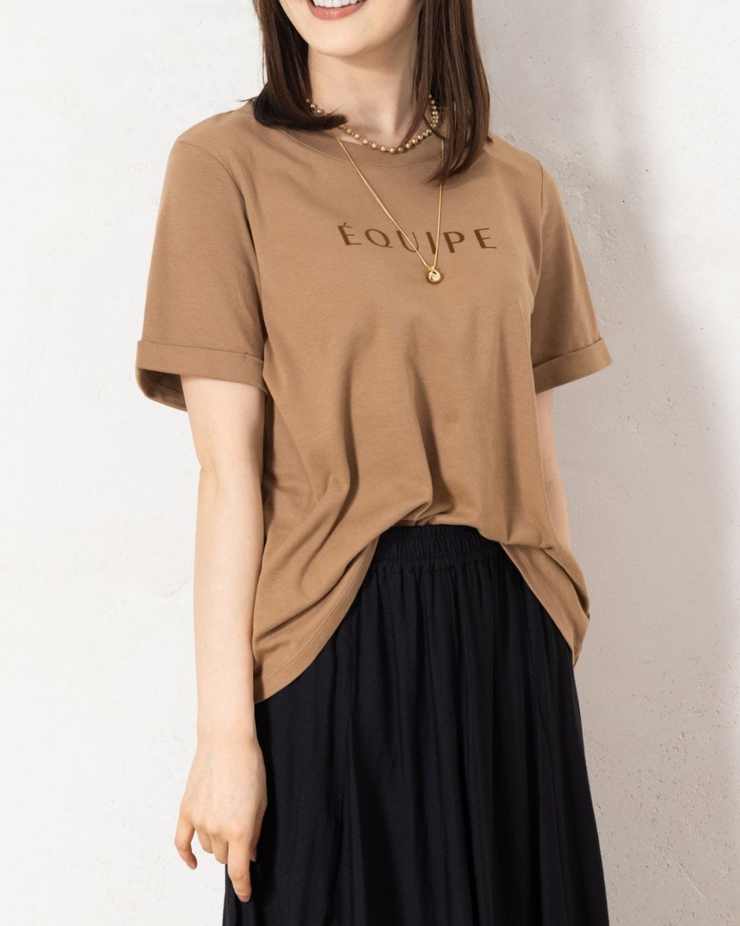 トリプルケアロゴバックZIP-Tシャツ