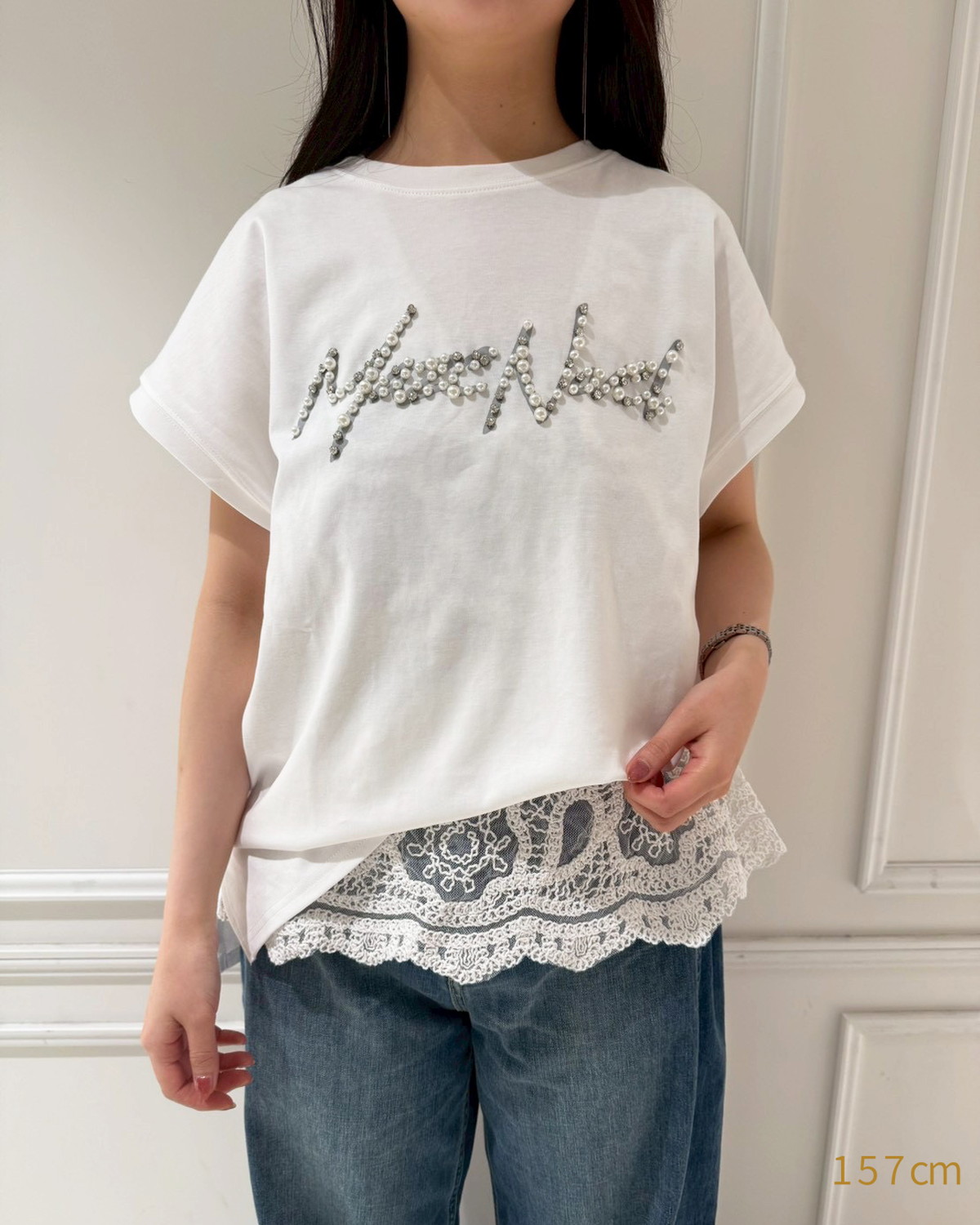 刺繍２WAYタンク