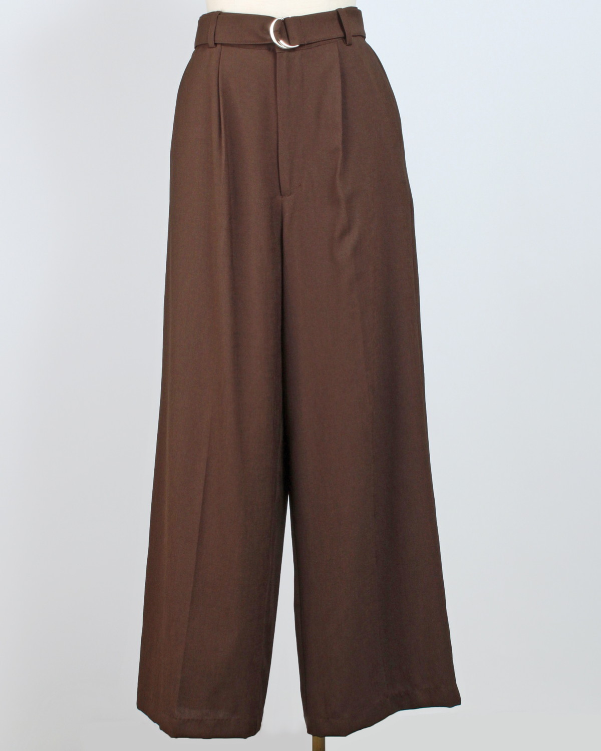 センタープレスワイドパンツ