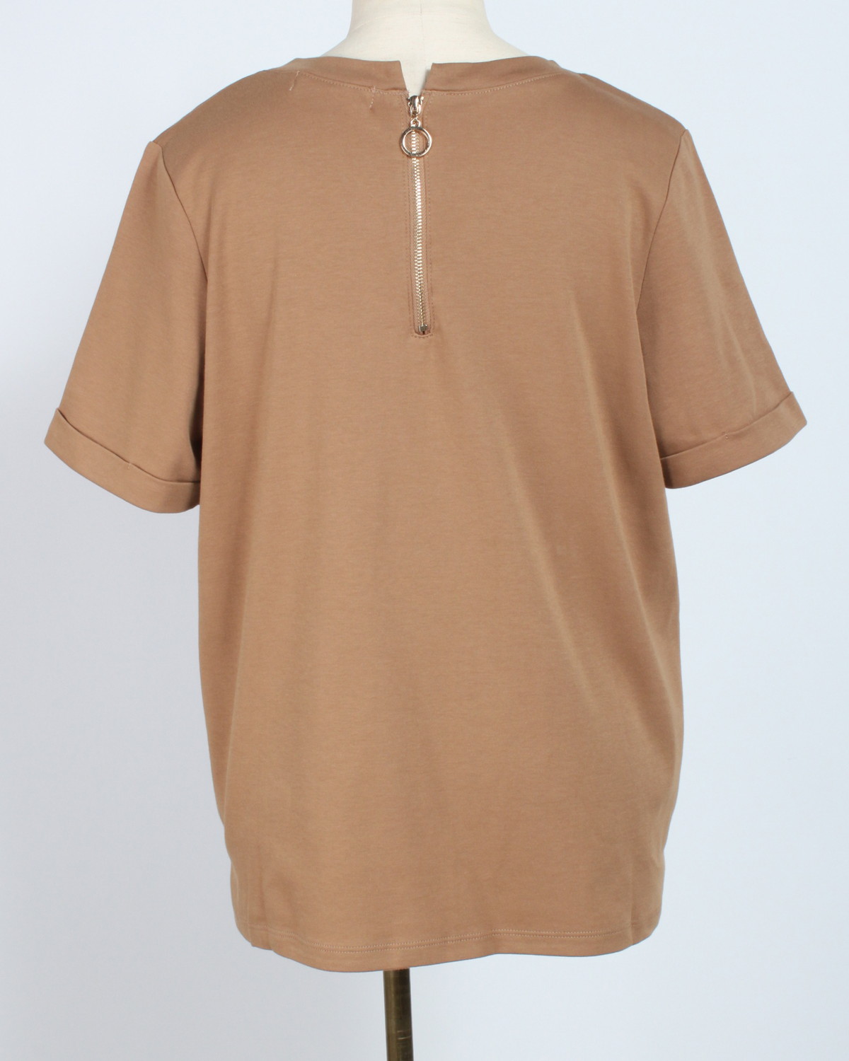 トリプルケアロゴバックZIP-Tシャツ