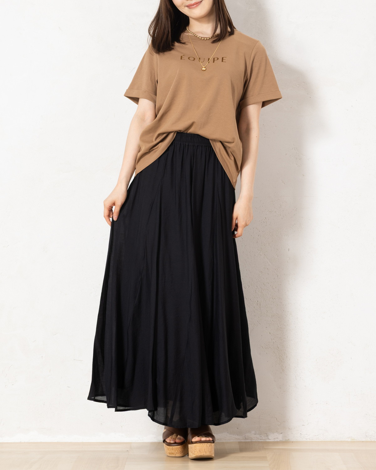 トリプルケアロゴバックZIP-Tシャツ