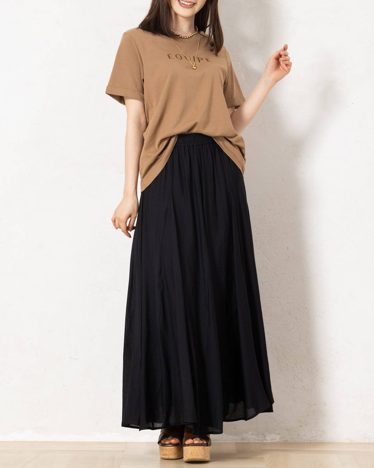 トリプルケアロゴバックZIP-Tシャツ