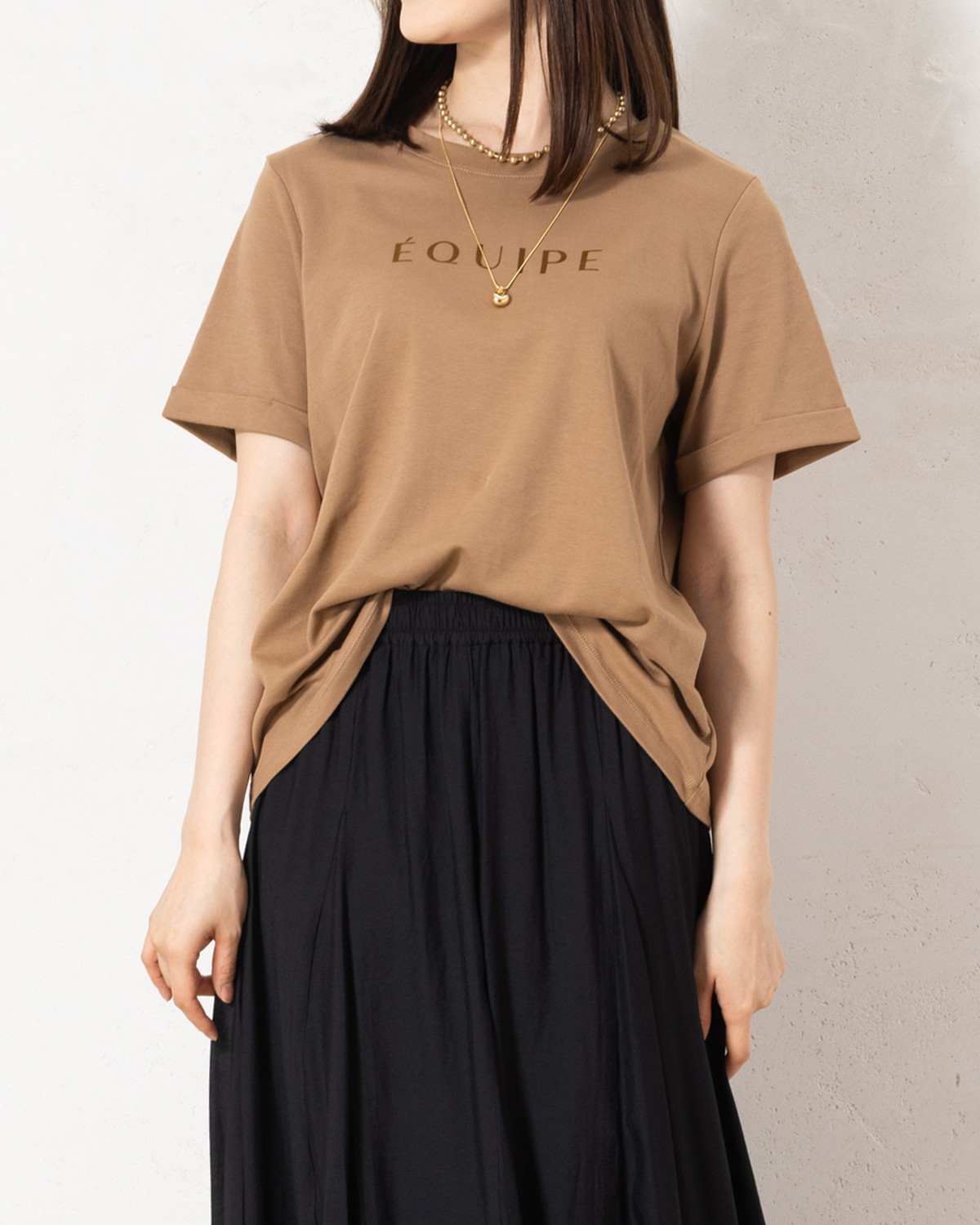 トリプルケアロゴバックZIP-Tシャツ
