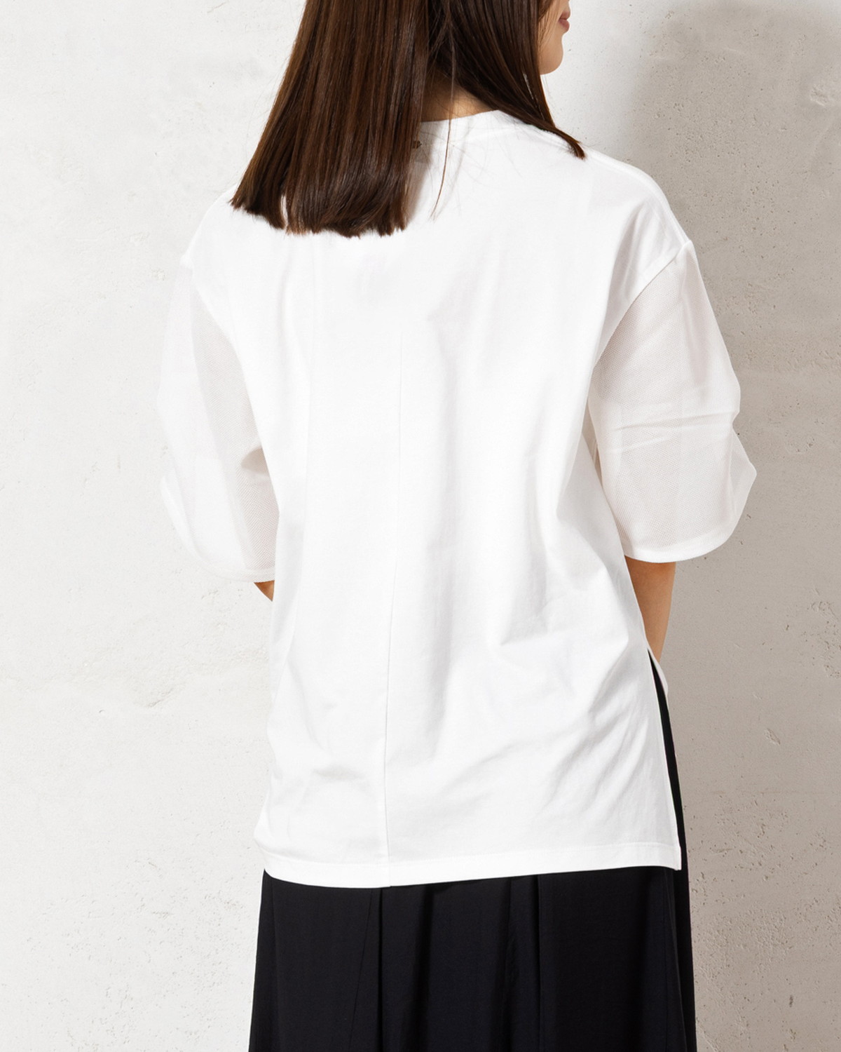 メッシュスリーブTシャツ