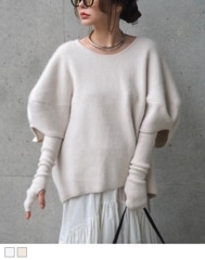 knit hand warmer 2set