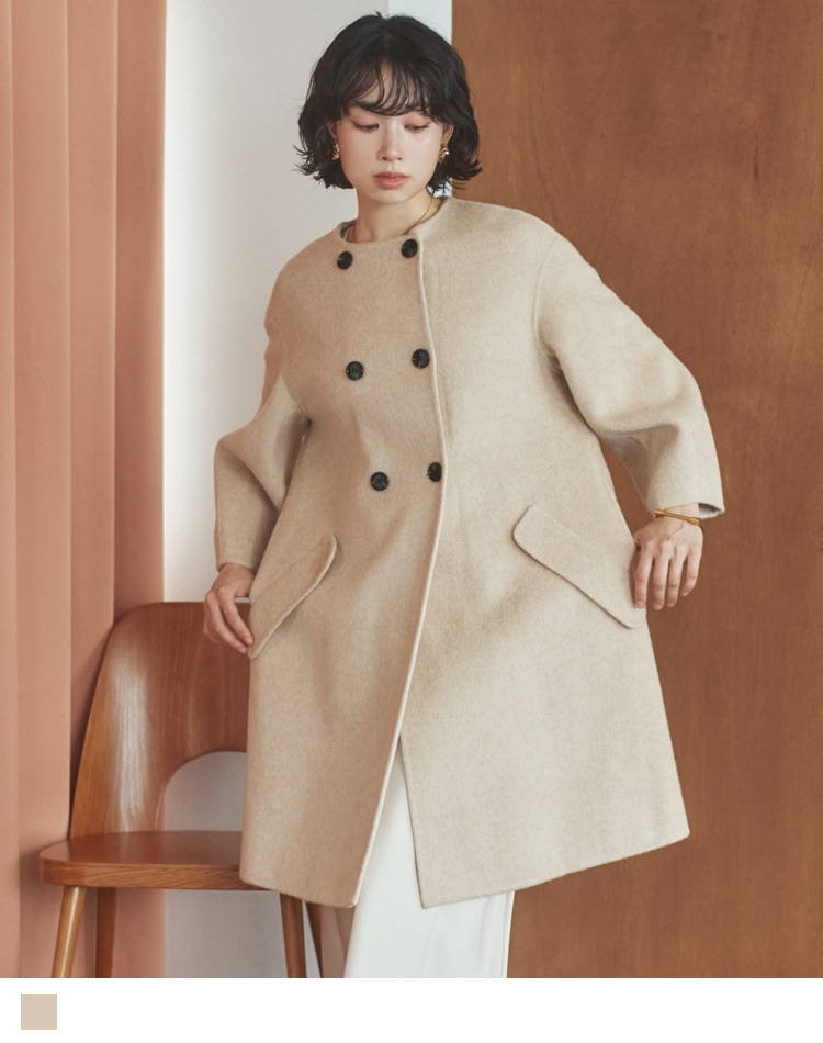 wool blend shaggy jacket | OUTER | LAULEN