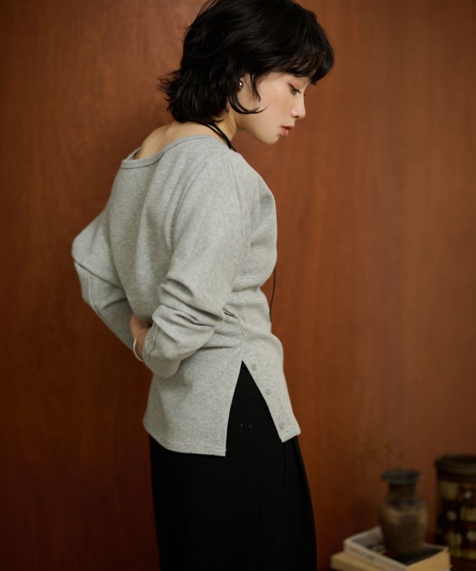 crew neck shaggy knit | すべての商品 | LAULEN