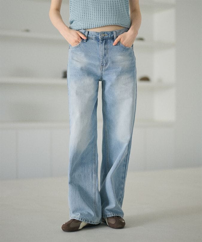 vintage wash denim | BOTTOMS | LAULEN（ローレン）
