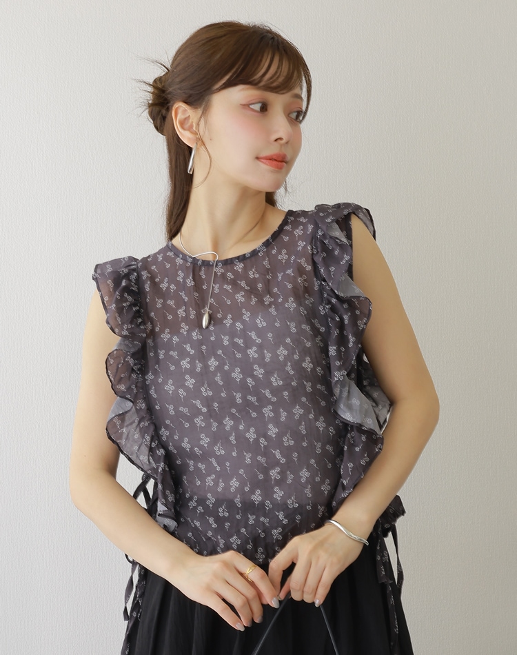 【りな】épine double ribbon frill blouse épine double ribbon frill blouse - メルカリ