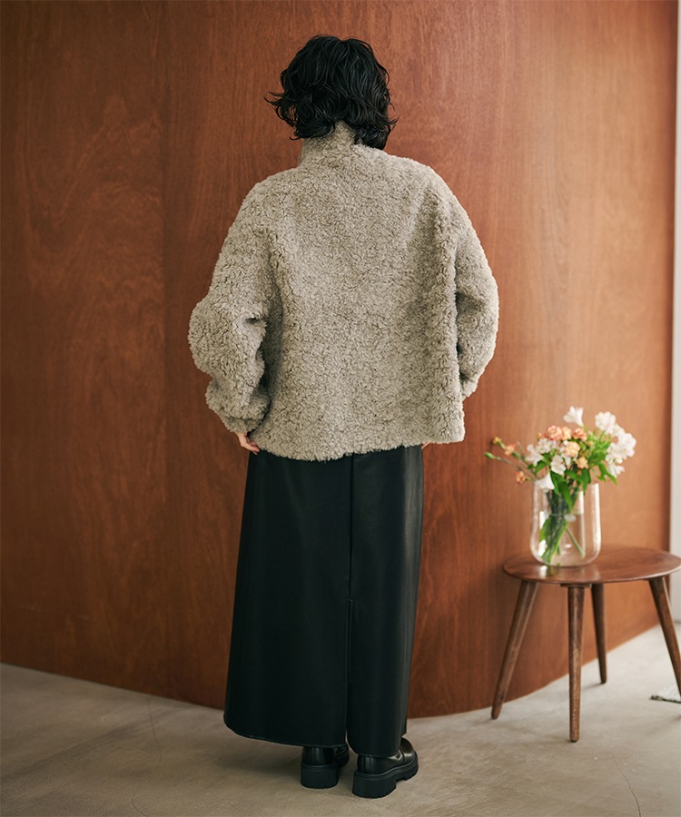 wool boa double pocket coat | OUTER | LAULEN（ローレン）