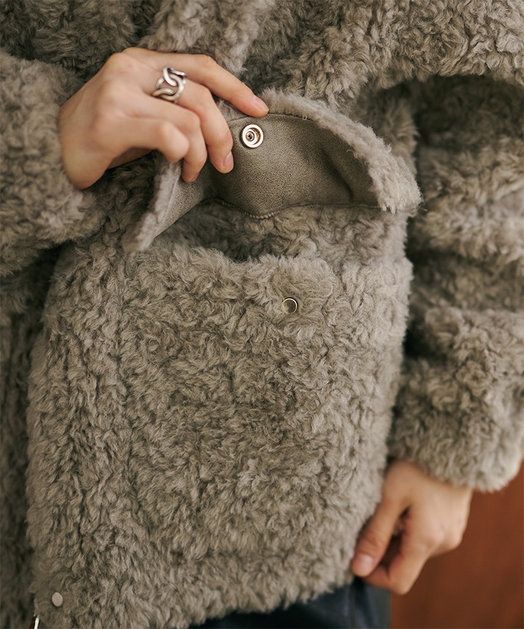 wool boa double pocket coat | OUTER | LAULEN（ローレン）