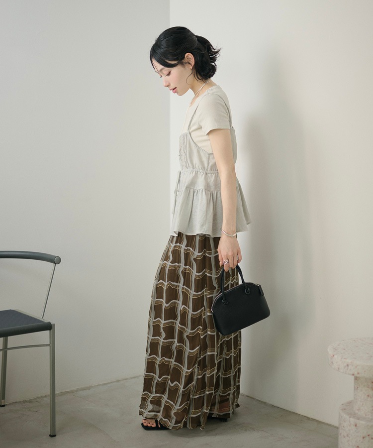 layered pintuck camisole tops | TOPS | LAULEN（ローレン）