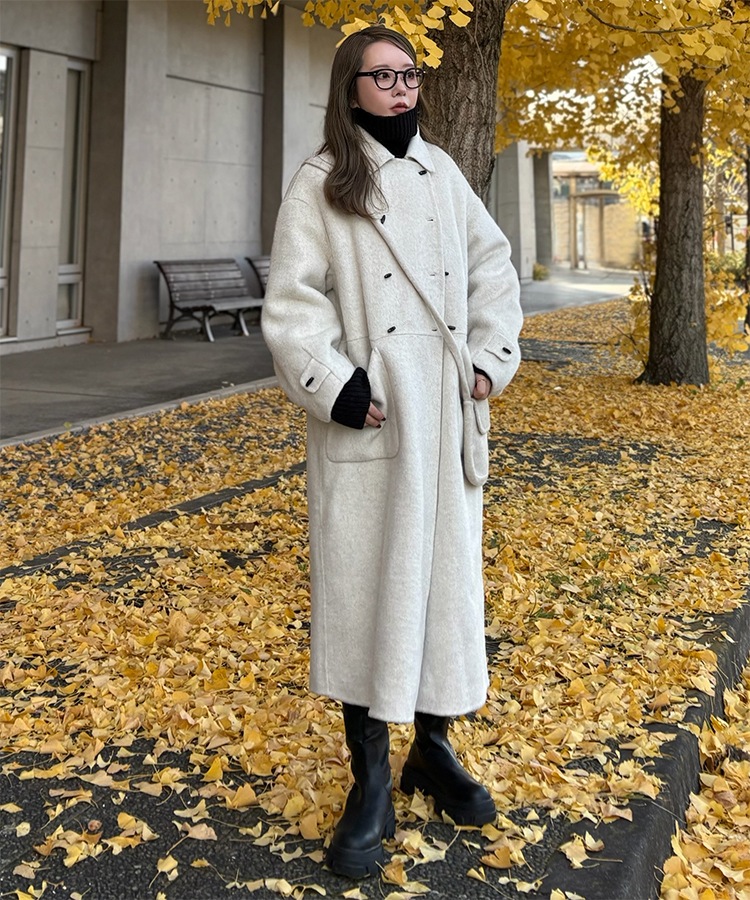 toggle button double breasted coat | OUTER | LAULEN（ローレン）