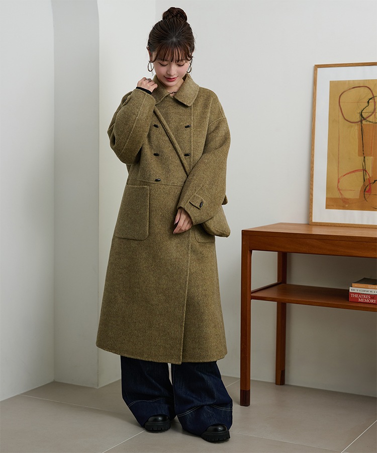 toggle button double breasted coat | OUTER | LAULEN（ローレン）