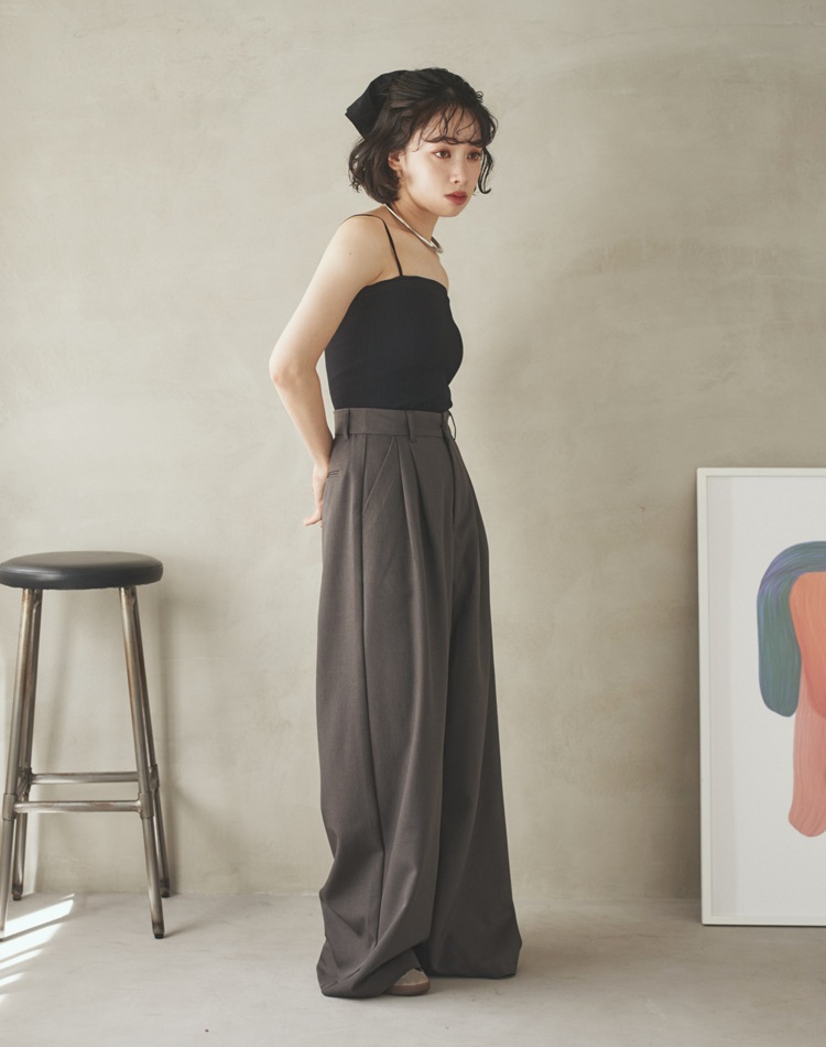 L'Appartement RIB CAMISOLE◆未使用 Lani Rib Knit Tank Bone – CAMI NYC