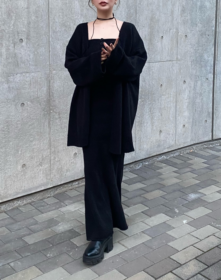 knit cardigan tops skirt 3set | DRESS | LAULEN（ローレン）